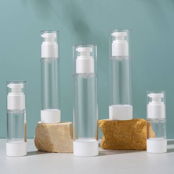 Vacuum Bottling Small Spray Bottle Travel suit Spray Bottle Emulsion Water Replenishment Bottle Empty Cosmetic Press Portable