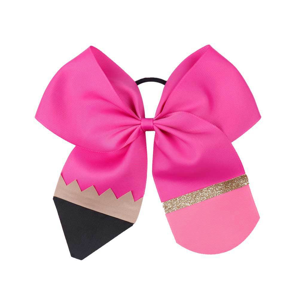 Girl'S Gender Girl's Cute Simple Style Pencil Rib Ribbon Bowknot Hair Tie