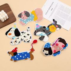 タオル刺繍コンピュータ刺繍布ステッカーかわいい子犬衣類アクセサリーパッチステッカーバッグステッカー装飾パッチステッカー