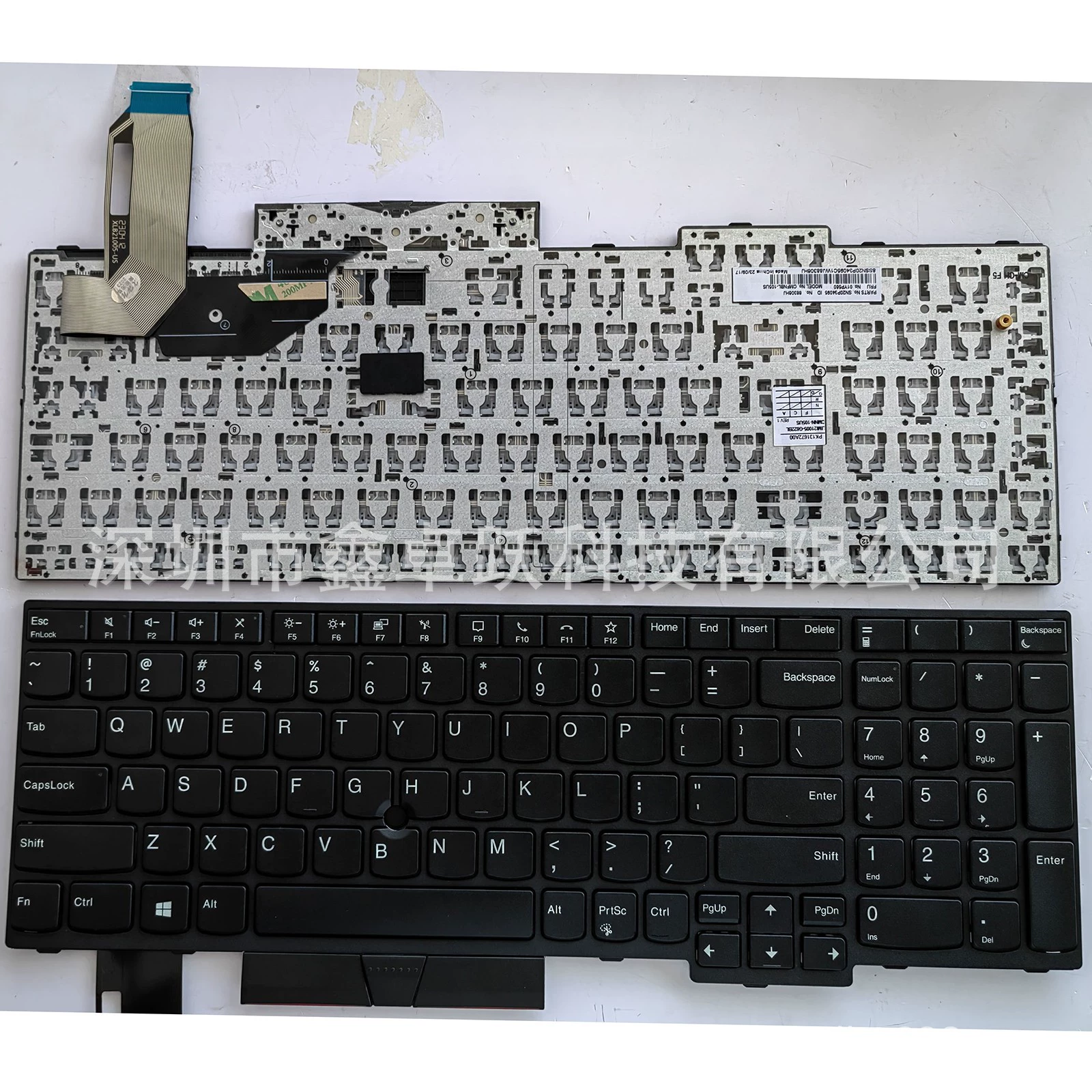 Клавиатура для ThinkPad T15 Gen1/Gen2 и P15s Gen1/Gen2, для US/FR раскладок