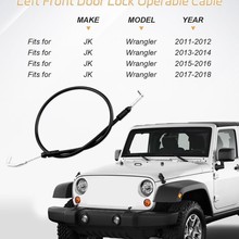 門把手閂鎖電纜Jeep Wrangler JK2011 2012 2013 2014 2015 2016