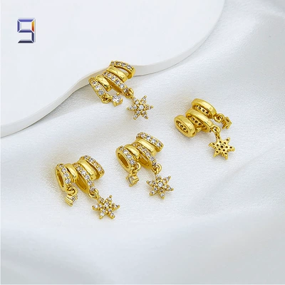 Gold-Filled Color-Preserving Zircon Spacer: Zərgərlik ara hissələri