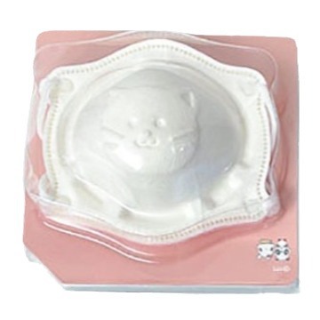 Los niños del bebé 3D de dibujos animados anti-lamer Máscara 6 Unids desechable bebé tridimensional máscara protectora Copa tipo