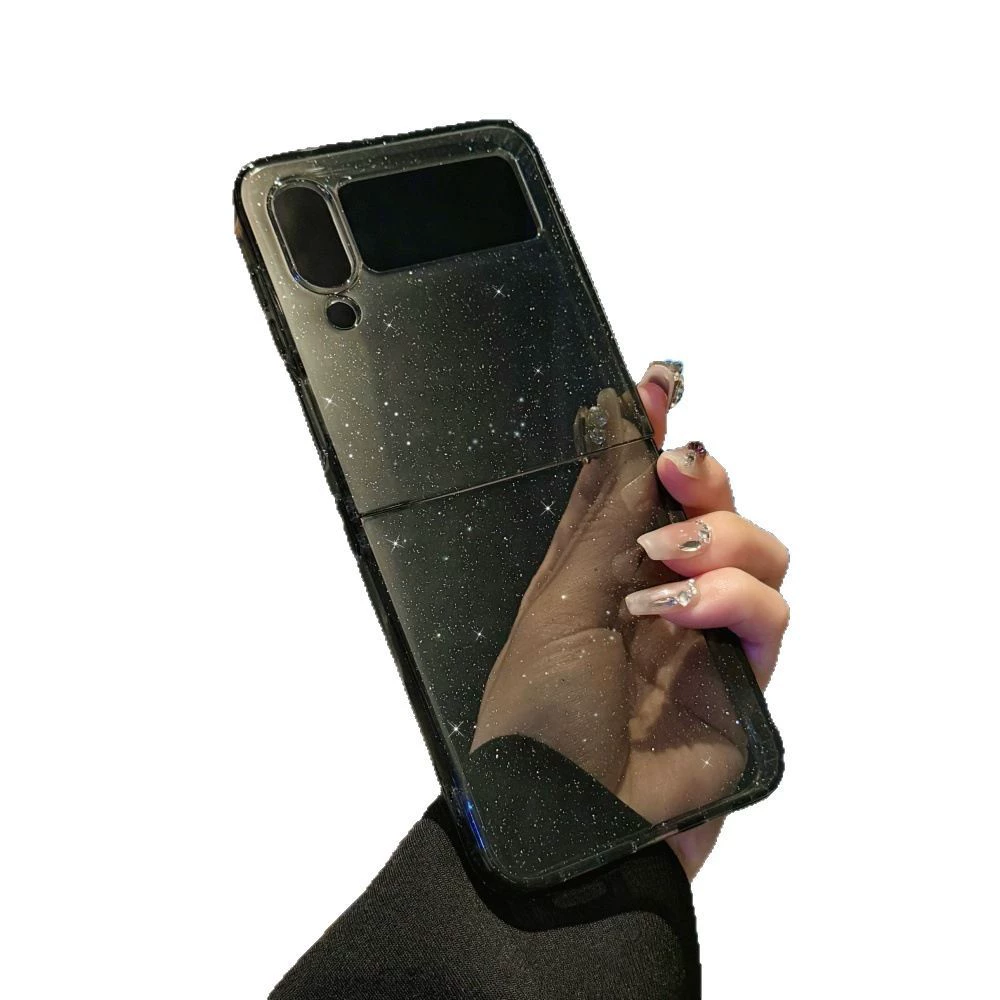 Samsung, совместимый с GalaxyZFlip6 прозрачный чехол для телефона, GalaxyZFlip5, GalaxyZFlip3, защитный чехол, 4