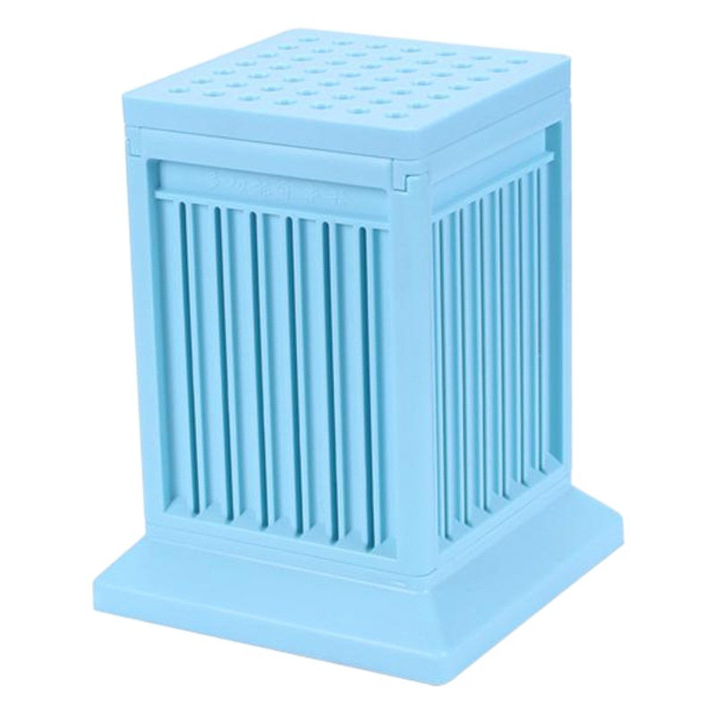 Portadores de carne herramientas de barbacoa al por mayor 49 cadenas de pinchos de carne azul y verde multi-pieza portadores de carne pinchos artefacto