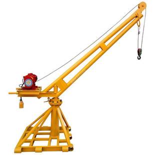 Outdoor Crane 220V Brick Lifting Electric Hoist 1 Ton Construction Decoration Crane Lift