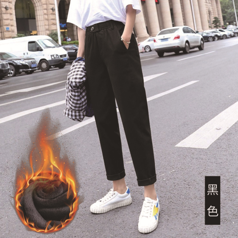 奶奶裤加绒加厚