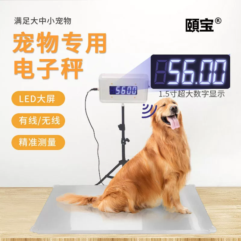 300/0,10 кг прецизионные весы для домашних животных из нержавеющей стали, коммерческие весы для ветеринарной клиники, беспроводные весы для собак, напольные весы