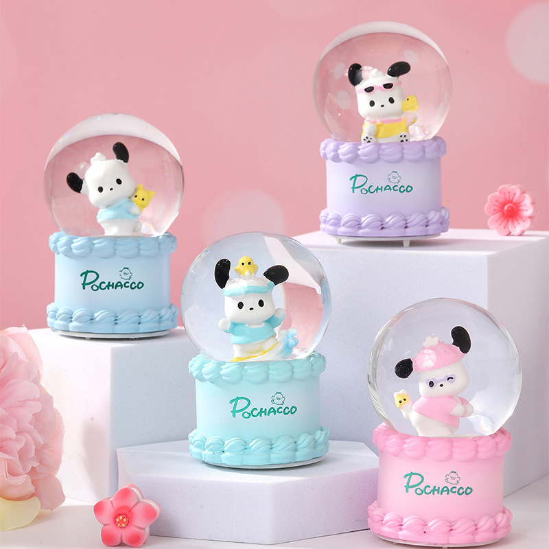 Bola de Cristal Luminosa Pequeña con Unicornio, Caja Completa, Bola de Agua de Cristal, Regalo para Estudiantes, Juguete Extraño para Niños, Mayorista