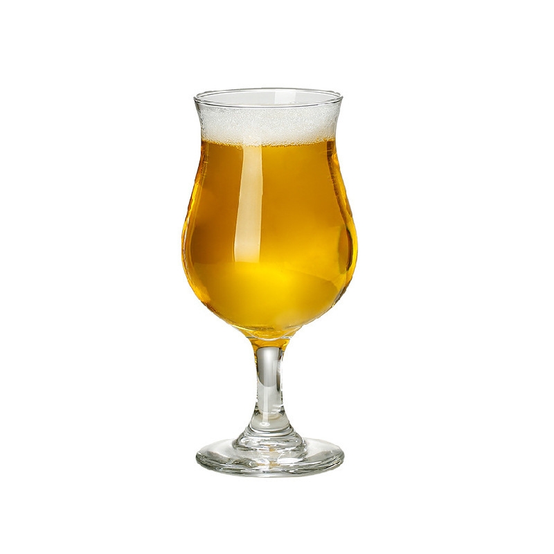 Taza de cerveza artesanal, taza de jugo de gran capacidad de vidrio sin plomo, taza de bar comercial individual europea