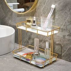 洗面台化粧品ラックトイレ収納ラック歯ブラシデスクトップスキンケア防水整理浴室