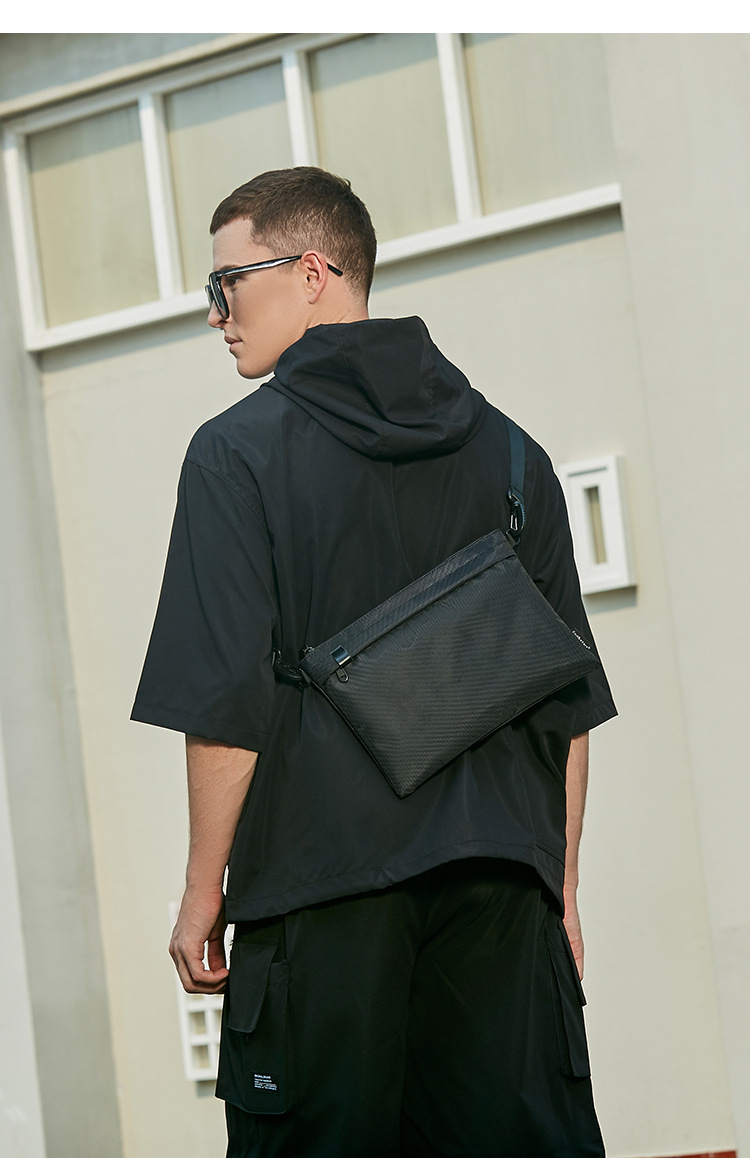 Schoudertas voor dames en heren kleine canvas messenger bag_voghion.com