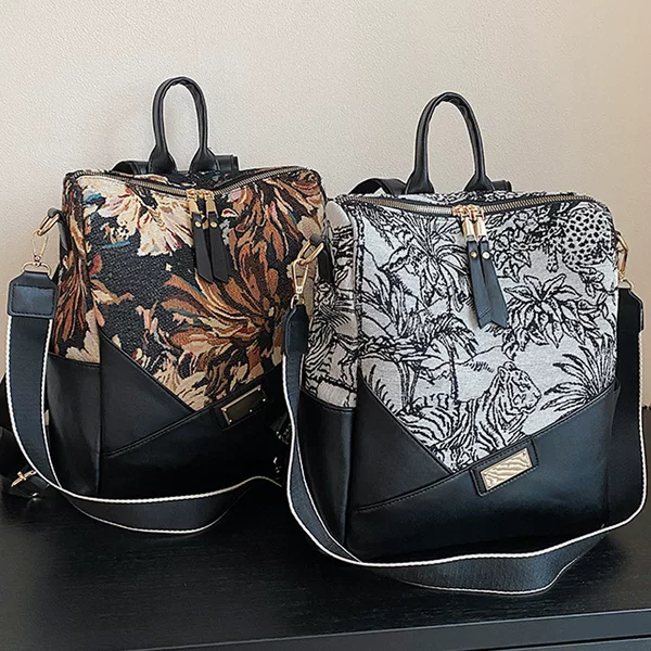2023 New Niche Design Sense Trendy Backpack Korean Commuter Handbag ins Large Capacity Women's Backpack