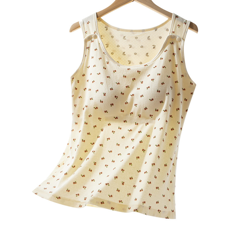 授乳ベスト サスペンダー 妊婦 夏 薄手 ボトムス 産後授乳服 ブラジャーなしで着用可能|undefined