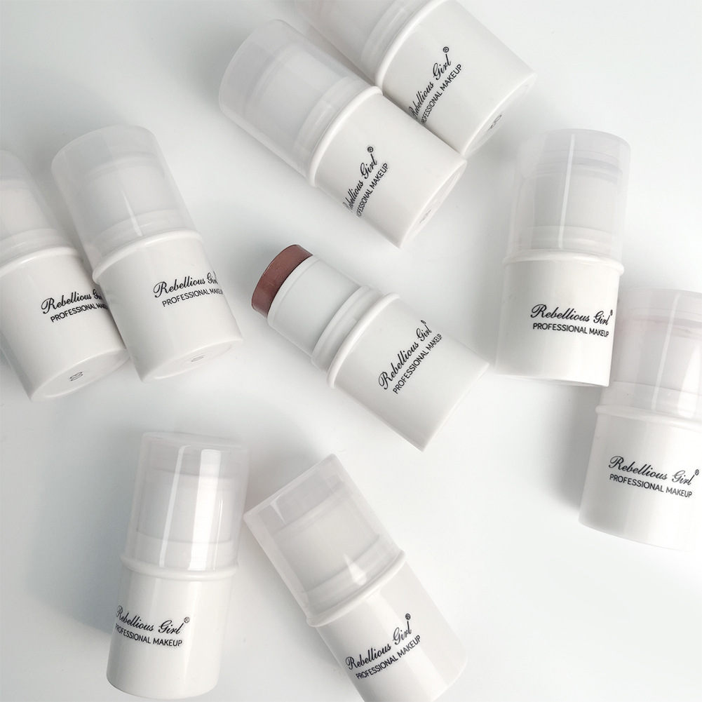 RG New Hot Lazy High-gloss Face Repair Sun Red Pearlescent Blush Cream Blush Stick Monochrome Matte Blush