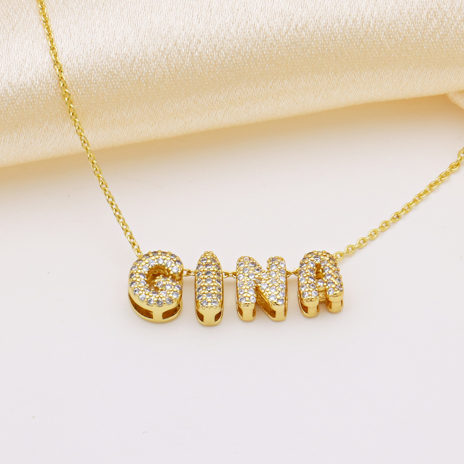 4g Weight Beads, Chain Jewelry Making Type 6*8mm, 8 * 8mm Jewelry Making Size Center-Drilled Drill Orientation Zircon Inlay Material DIY Jewelry Accessories Classification cable chain Chain Type 1 Piece Quantity Copper Material Letter, Heart Shape Pattern Inlay Design Simple Style, IG Style Style 1 Piece 6*8mm 8 * 8mm Copper Zircon Letter Heart Shape DIY Jewelry Accessories Beads Chain 3