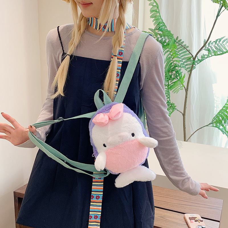 Cute marine cartoon backpack