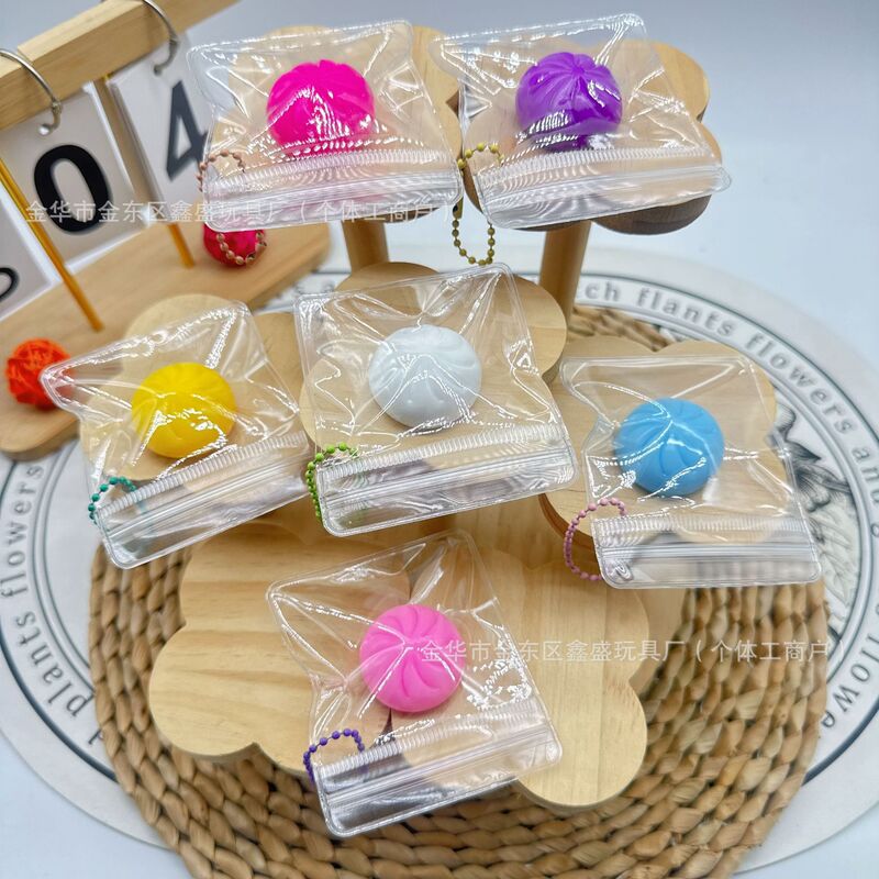 Cross-Border Realistic Bun-Shaped Stress Relief Toy Pendant, Popular in School Stalls and Small Shops, Stress-Relief Prank Toy Cross-Border Realistic Bun-Shaped Stress Relief Toy Pendant, Popular in School Stalls and Small Shops, Stress-Relief Prank Toy