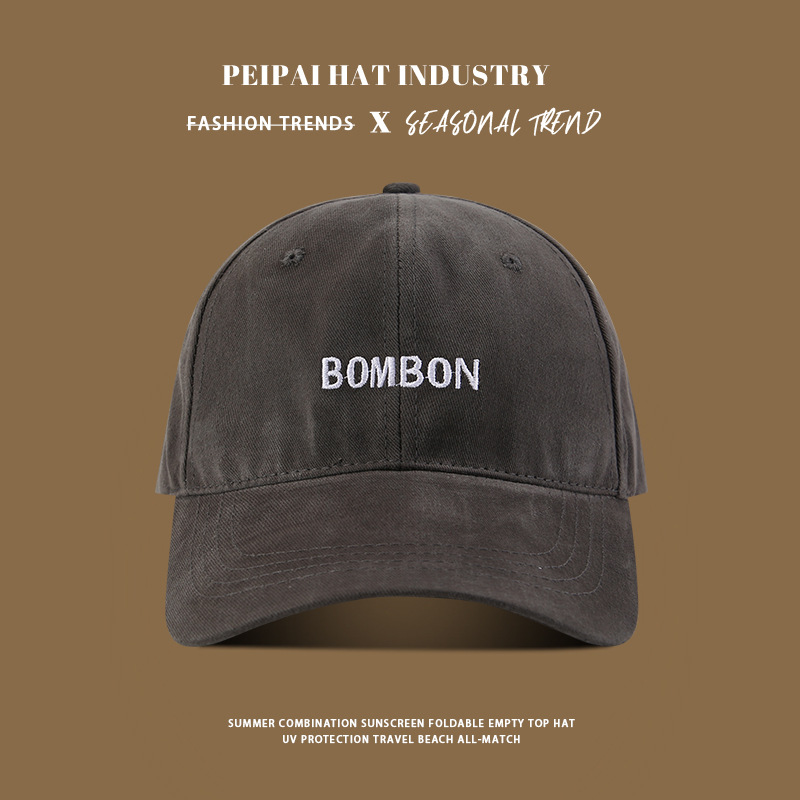 Gorra de béisbol, cara coreana, ala de sombrero pequeña ensanchada, mujer, pómulos, circunferencia de la cabeza grande, sombrero para el sol profundo, sombrero de visera rojo, hombre