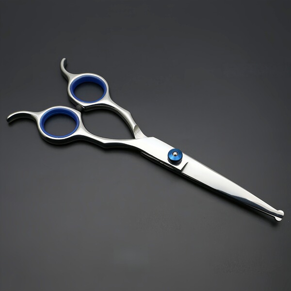 Round head pet hairdressing scissors double tail universal curved…