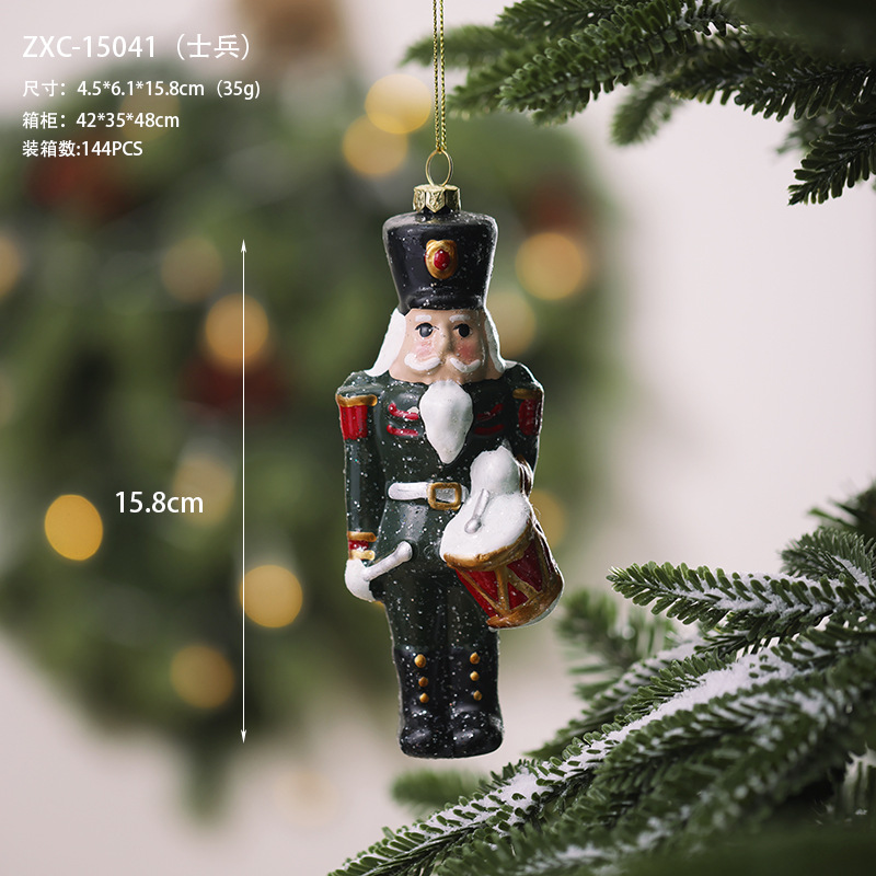 Navidad decoración colgante pan de jengibre espiga casa muletas colgante de automóvil árbol de Navidad colgante de guirnaldas de Navidad