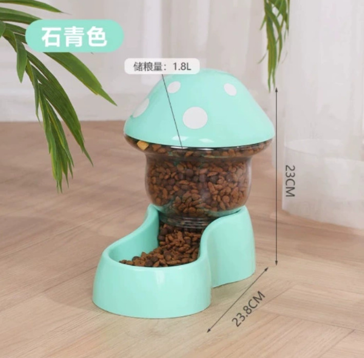 猫咪碗狗狗自动蓄水喂食器防打翻双碗水碗猫食盆宠物用品猫粮|undefined