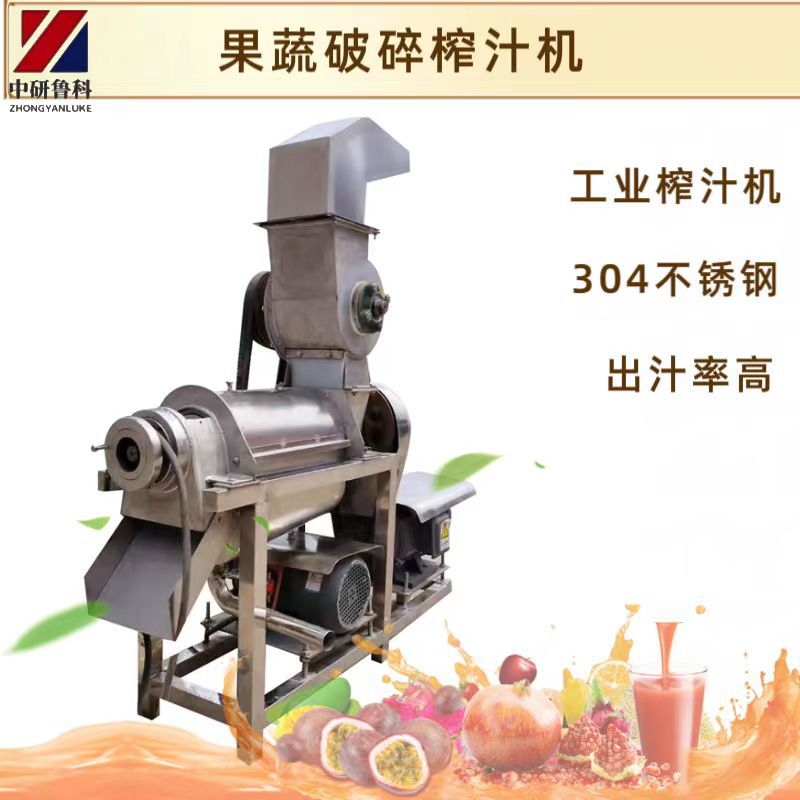 商用西葫芦哈密瓜打汁机 血橙苦橙去籽榨汁机 大型不锈钢榨汁设备