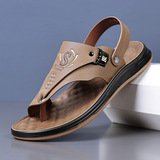 Men's sandals summer non-slip beach shoes men's foreign trade new flip-flops casual wear sandals hollow wholesale