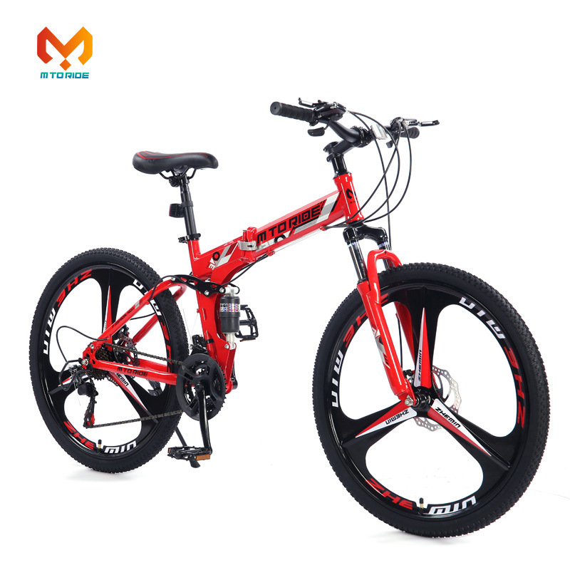 Red mountain bike brand bicycle 26 inch double disc brake double shock absorption mountain bike processing customized wholesale Red mountain bike brand bicycle 26 inch double disc brake double shock absorption mountain bike processing customized wholesale