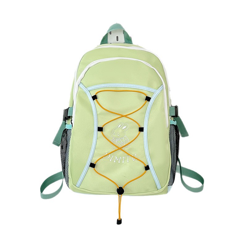Nuevas mochilas escolares para estudiantes universitarias Diseño de nicho ins Mochila simple y versátil para estudiantes de secundaria Mochila de viaje de ocio