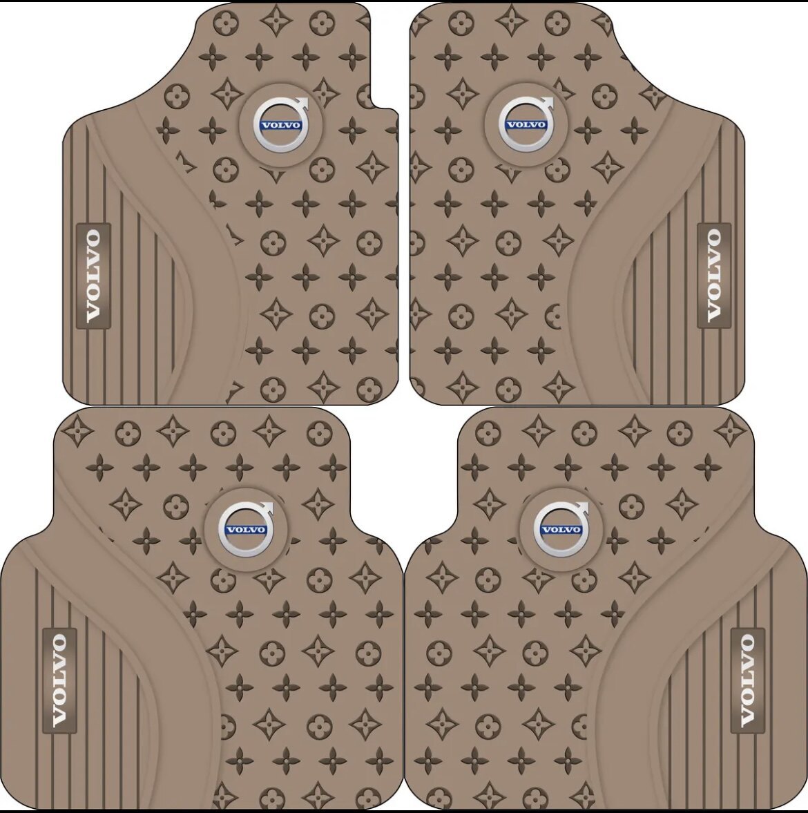 Universal Classic Diatomaceous Earth Car Floor Mats, Non-Slip, Quick-Drying, Wear-Resistant, Durable, Dirt-Resistant, Washable Mats
