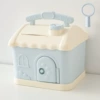 Blue hut, piggy bank