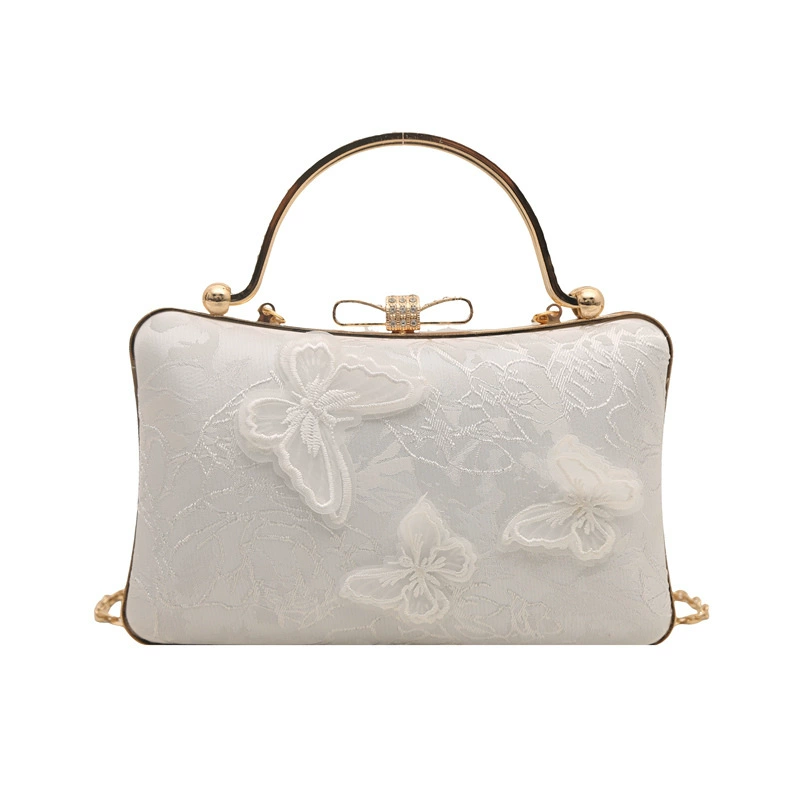(Cross-border trading), small design white shoulder bag