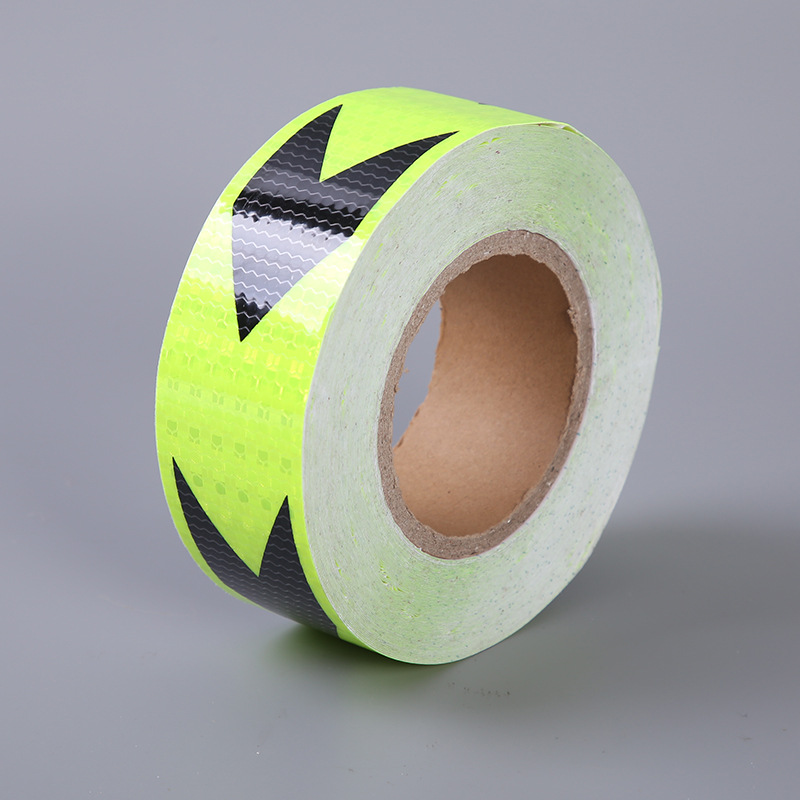 厂家直供蜂窝晶格反光贴条交通警示标识箭头反光贴条PVCPET反光膜