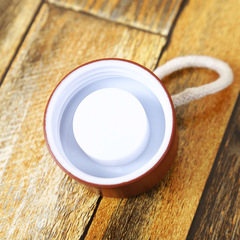 New creative smile sanding hemp rope hand glass water cup sanding ground promotion advertising gift cups 