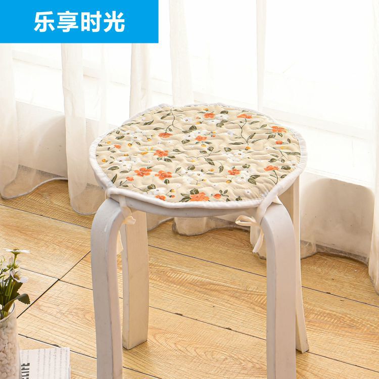 丸腰掛け布芸クッション椅子クッション丸腰掛けセット円形ホテル腰掛けカバー家庭用小型丸腰掛け|undefined