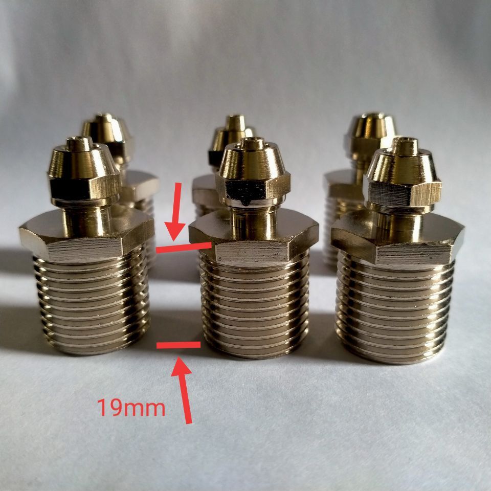4分外牙加长转3分2分管铜接头净水器配件内丝快拧插10插6快拧接头