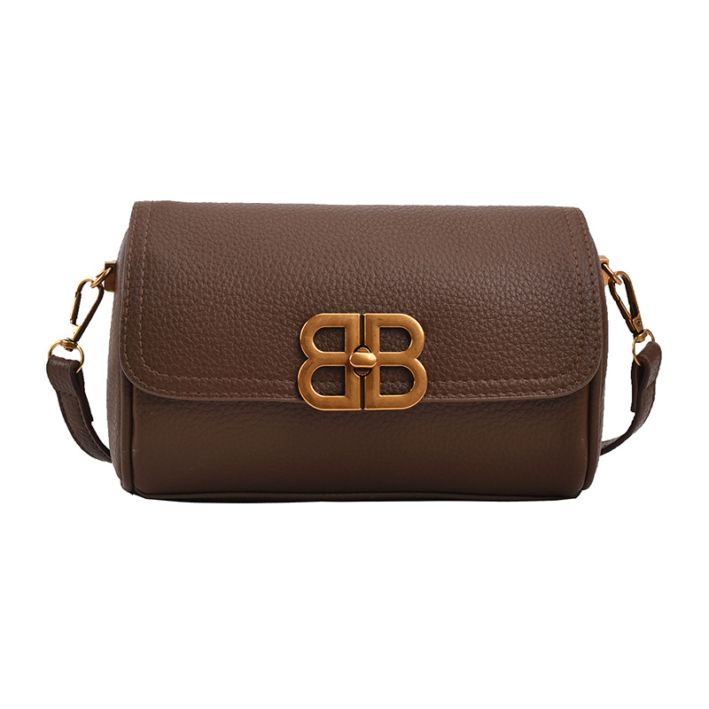 프랑스 복고풍 패션 언더암 가방 여성의 2024 국경 가방 유행 보스턴 가방 통근 어깨 크로스 바디 백