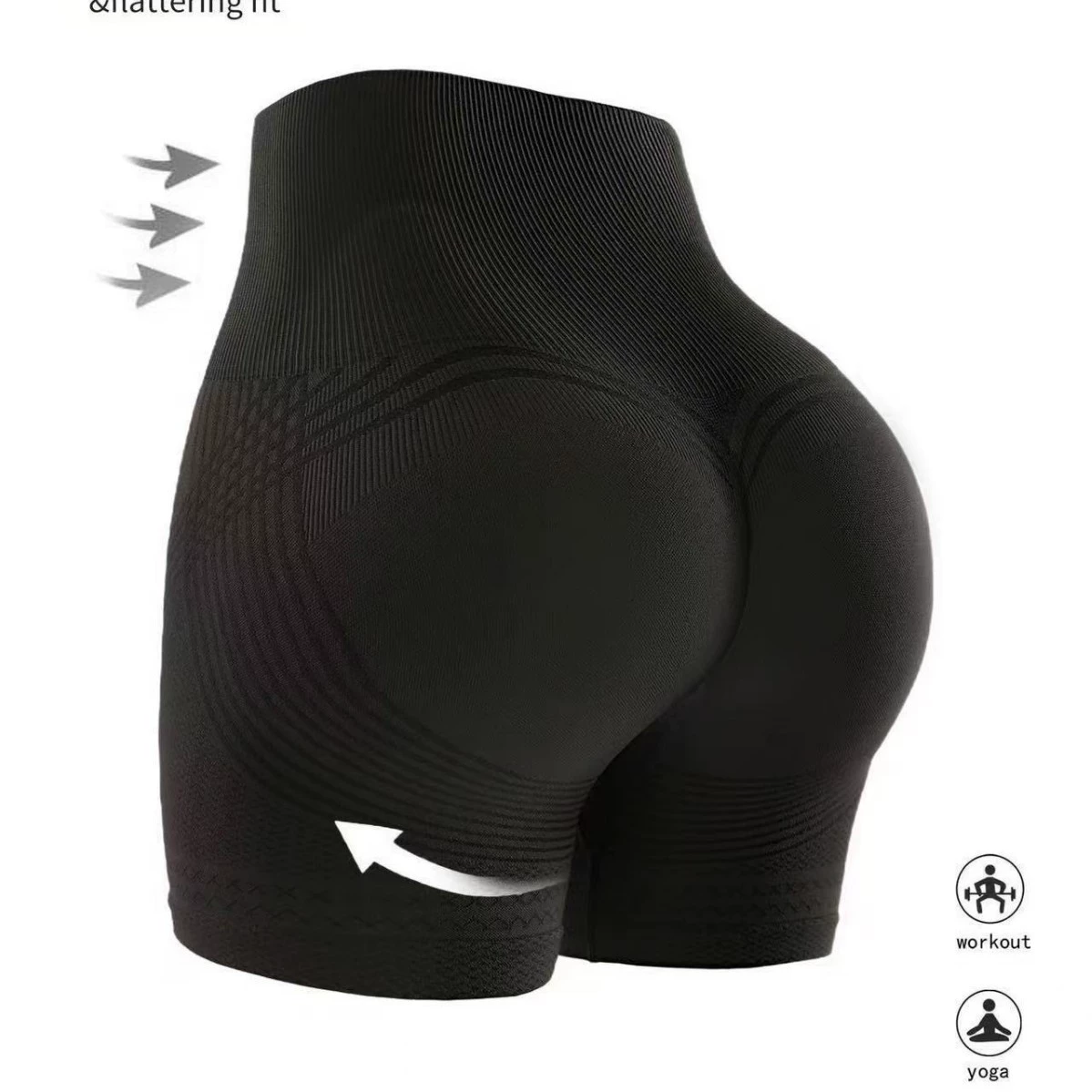 Шорты для йоги с высокой талией Amazon TK, популярные женские спортивные шорты для фитнеса, бега и поднятия ягодиц