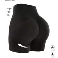 Шорты для йоги с высокой талией Amazon TK, популярные женские спортивные шорты для фитнеса, бега и поднятия ягодиц