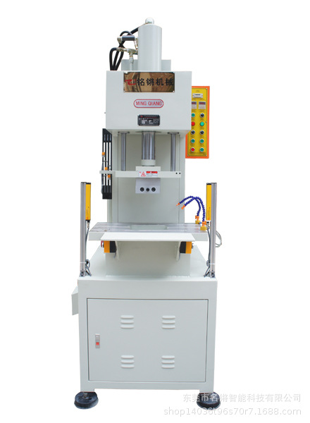 厂家供应单柱精密冲床中小型液压机单臂油压机石英石铭锵液压机