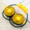 High quality street cartoon handheld folding air fan, Birthday gift