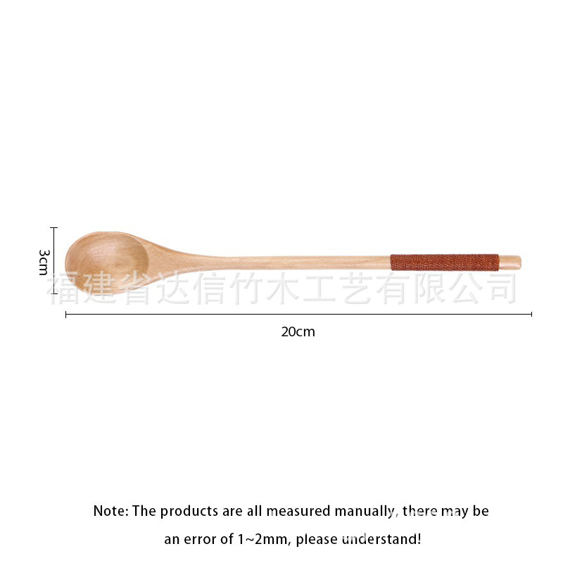 원목 금선 꿀 스푼 20*3cm, 무게 6g