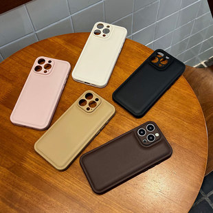��ɫƤ�y������m��iPhone17ProMax�O��16/15/14��ˤ�֙C�����l13