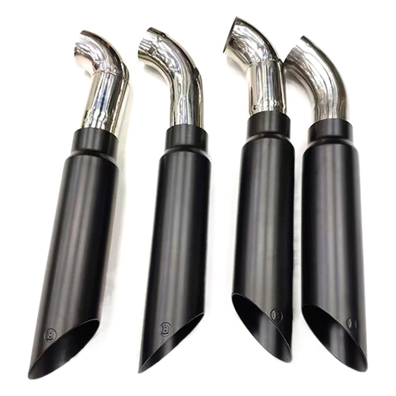 Aplicable a 06-19 Mercedes-Benz G-class W464G500G55 Modificación del tubo de escape AMGG 63 de acero inoxidable de cuatro salidas Garganta de cola