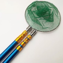 抄網竿桿絕緣撈魚玻璃纖維捕魚桿自由定位桿伸縮桿打魚桿摘果單桿