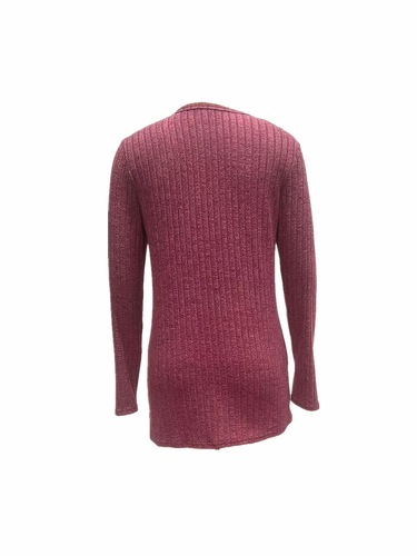 1pc Women's Casual V Neck Long Sleeve Cardigan Soft Cross-border