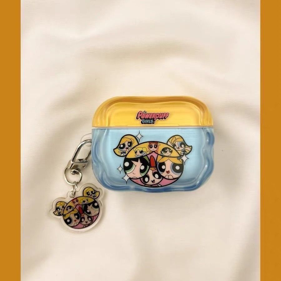 Cartoon Flying Sky Girl Police Airpod ProPro2 Gen3 Bluetooth Case Apple 4 Gen5 Case auriculares