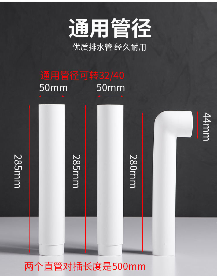Bathroom household toilet flushing tank set, toilet squat toilet, large flushing force, thickened non-drilling wall-mounted water tank undefined