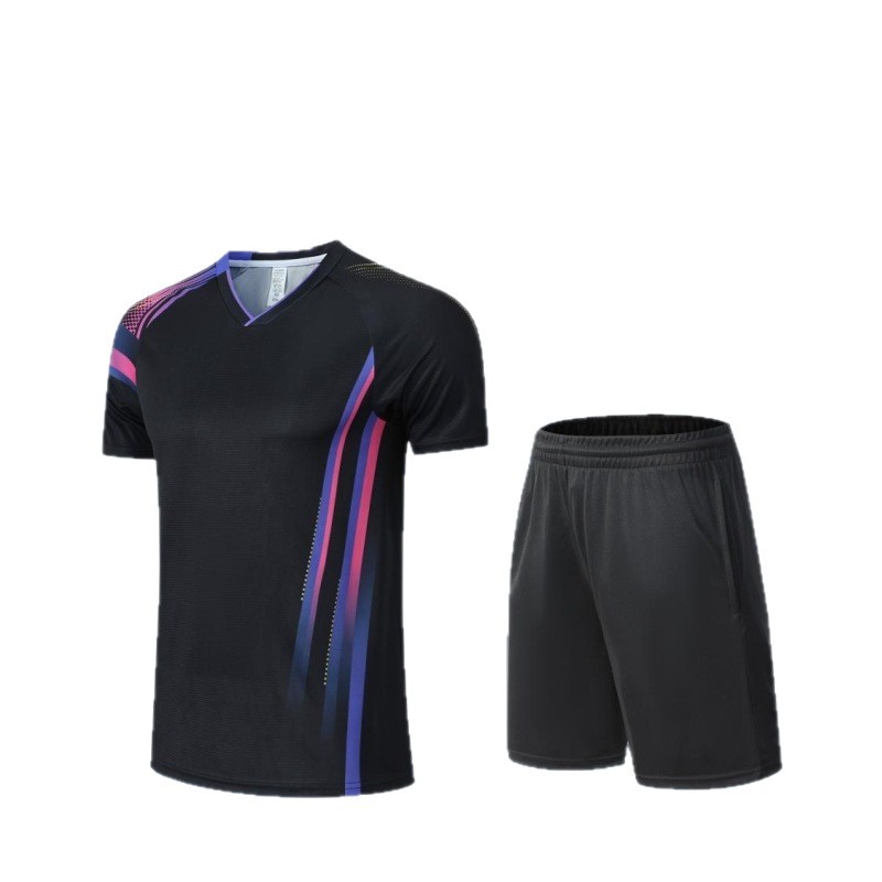 Nuevo traje de bádminton, camisa de manga corta, voleibol, tenis de mesa, ropa deportiva, ropa de entrenamiento para mujeres, ropa de entrenamiento para adultos